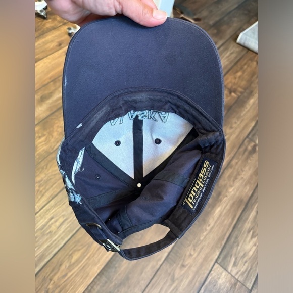 Tongass Trading Co ALASKA Emroidered Polar Bear Logo Adjustable Strap Hat Cap - Picture 4 of 7